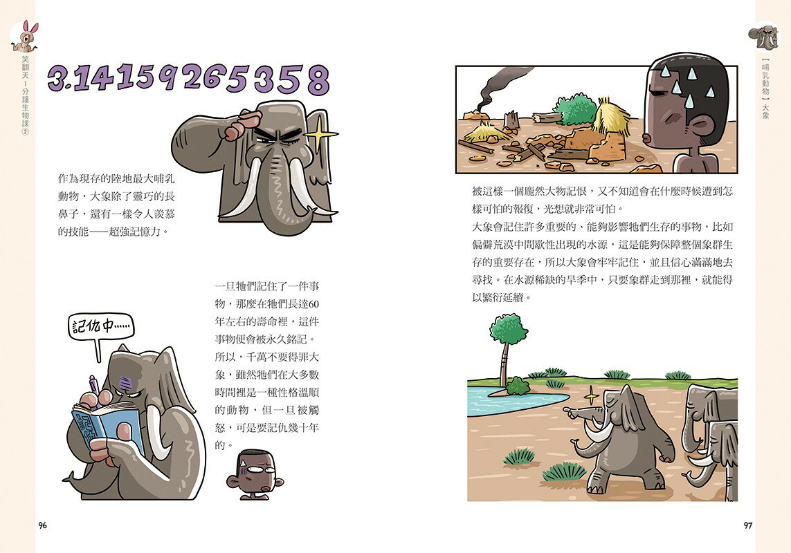 笑翻天1分鐘生物課【套書全4冊】哇～哈～哈(開心漫畫版) 4