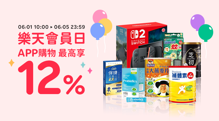 購物網推薦-樂天會員日、最高享APP點數12%加碼回饋