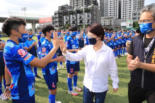 台中藍鯨出征亞洲女俱錦標賽 中市府祝旗開得勝 台中藍鯨出征亞洲女俱錦標賽 中市府祝旗開得勝