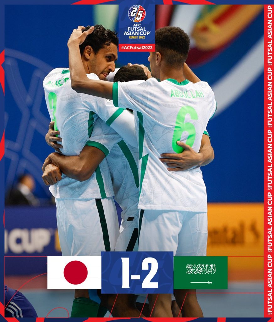 亞洲盃五人制各組首戰　日本敗給沙烏地最震撼