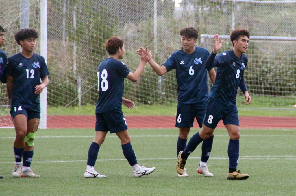 大專足聯》北市大「林家兄弟」貢獻3球 4比2擊敗銘傳晉級冠軍戰 大專足聯》北市大「林家兄弟」貢獻3球 4比2擊敗銘傳晉級冠軍戰