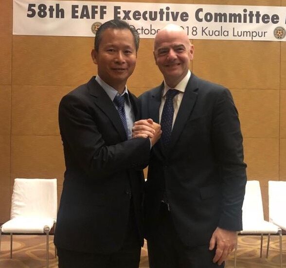 足協副理事長王筱薰再入選AFC常委會　親自拜會體育署長盼政府興建足球建設