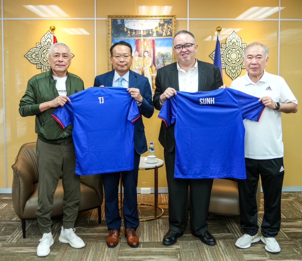 足協理事長王麟祥拜會泰國貿易經濟辦事處大使曾德榮
