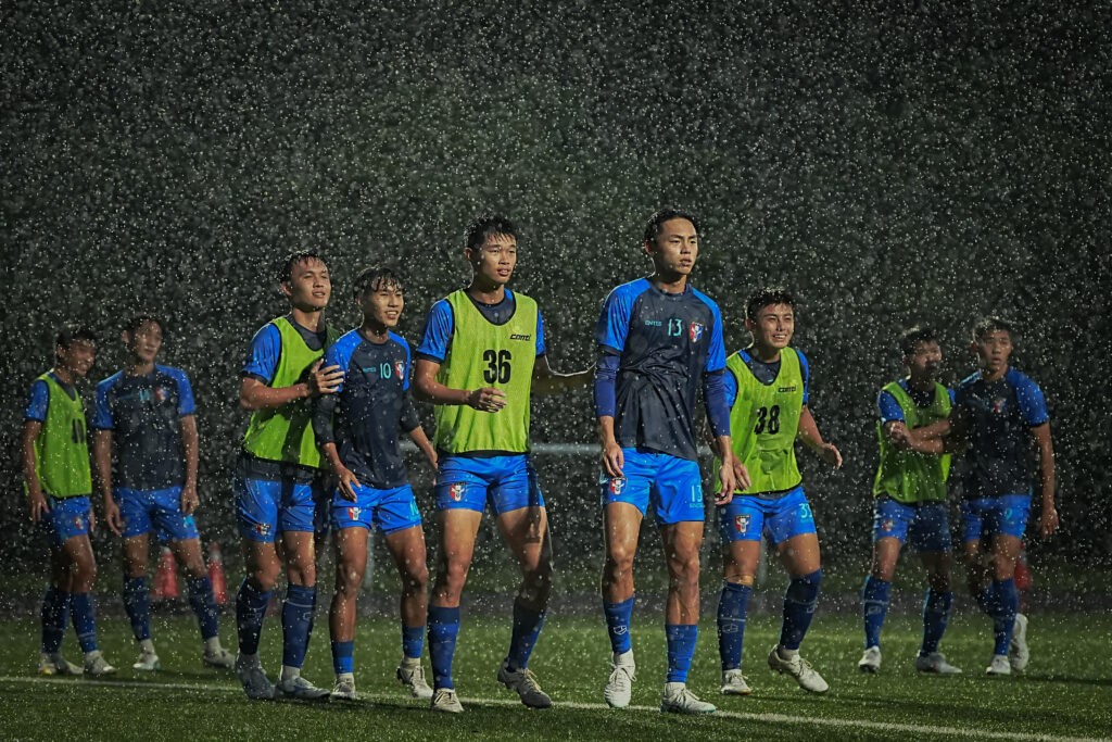 比賽當天可能受雨勢影響 U20男足因應天氣針對性練習 比賽當天可能受雨勢影響 U20男足因應天氣針對性練習