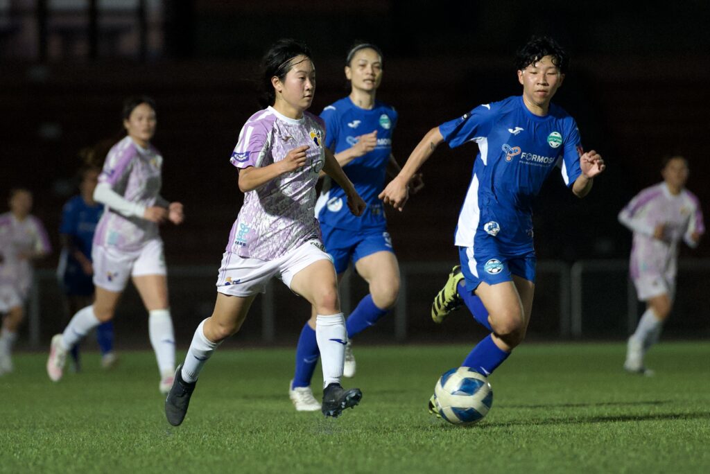 周緁霓自由球險些破門！女武神0比1不敵臺北熊讚